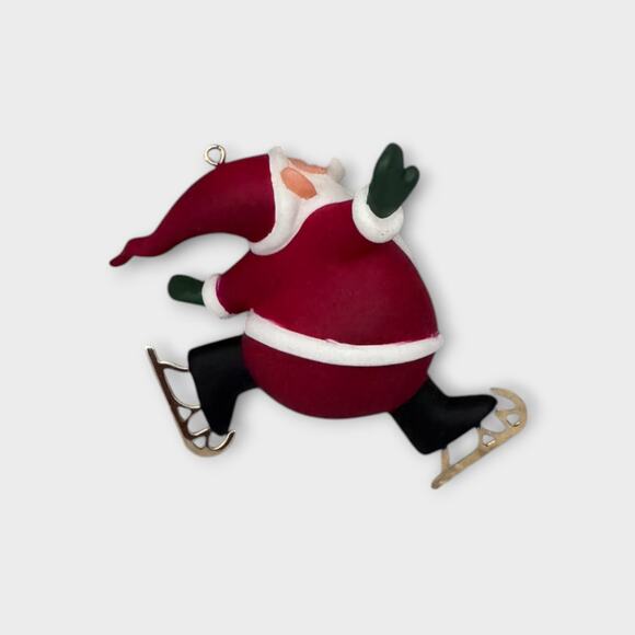 2013 Ice Skating Santa Claus Christmas Hallmark Keepsake Ornament - Picture 4 of 9